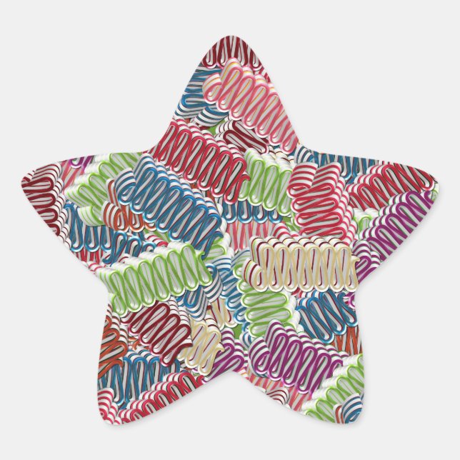 Christmas Candy-STAR STICKERS (Front)