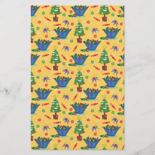 Christmas candy stationery