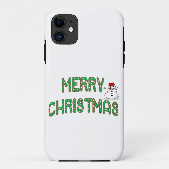 Christmas Candy Stick Case-Mate iPhone Case (Back)