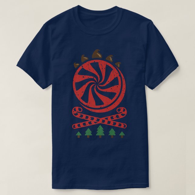 Christmas Candy Ugly Sweater142 T-Shirt (Design Front)