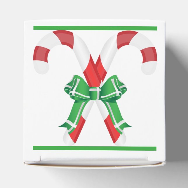 CHRISTMAS CANDYCANES FAVOUR BOX (Top)