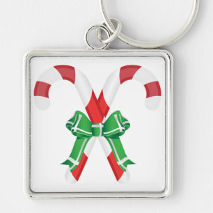 CHRISTMAS CANDYCANES KEY RING