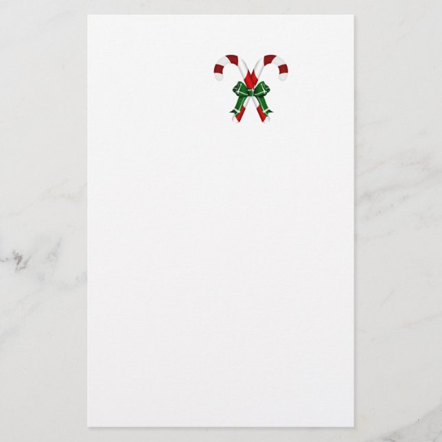 Christmas Candystick With Bow (Front)