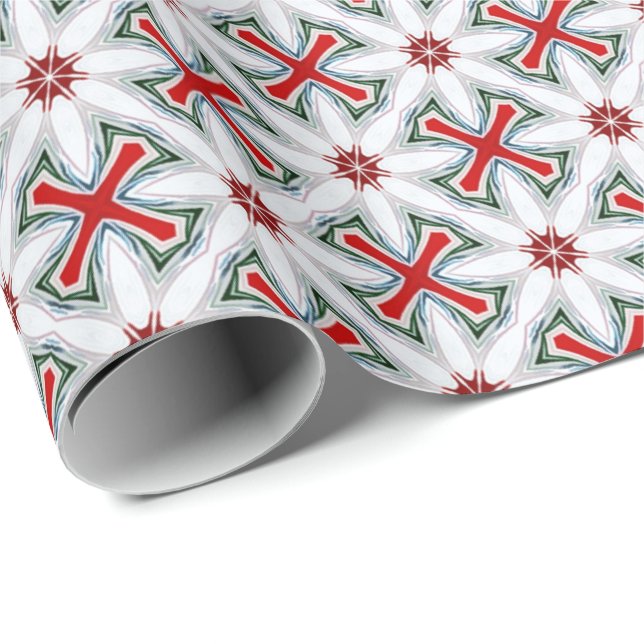 Christmas Canes Wrapping Paper (Roll Corner)