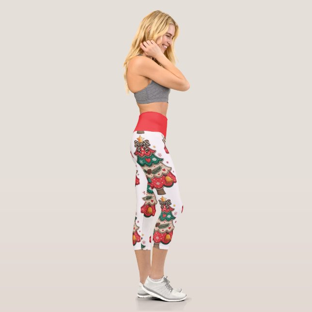 Christmas Capri Leggings (Right)