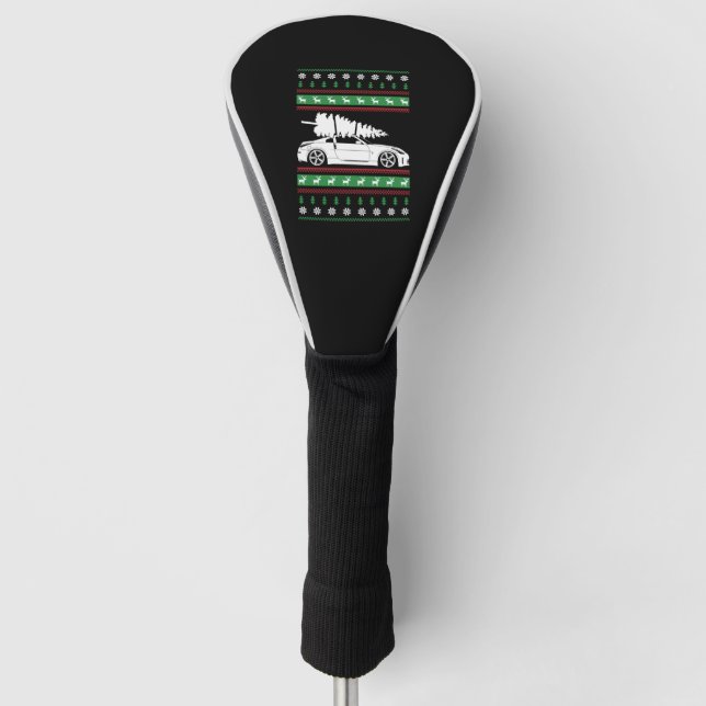 Christmas Car   Golf Head Cover (Front)