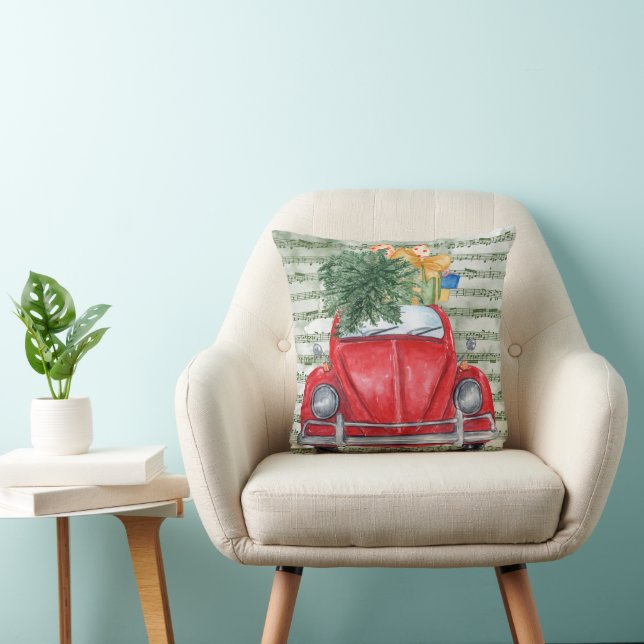 Christmas Car & Music Cushion (Chair)