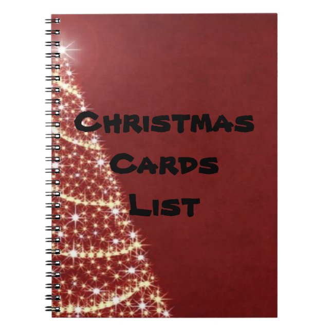 Christmas card address book (Front)