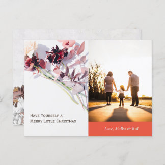 Christmas Card - Beautiful of Rose and Family