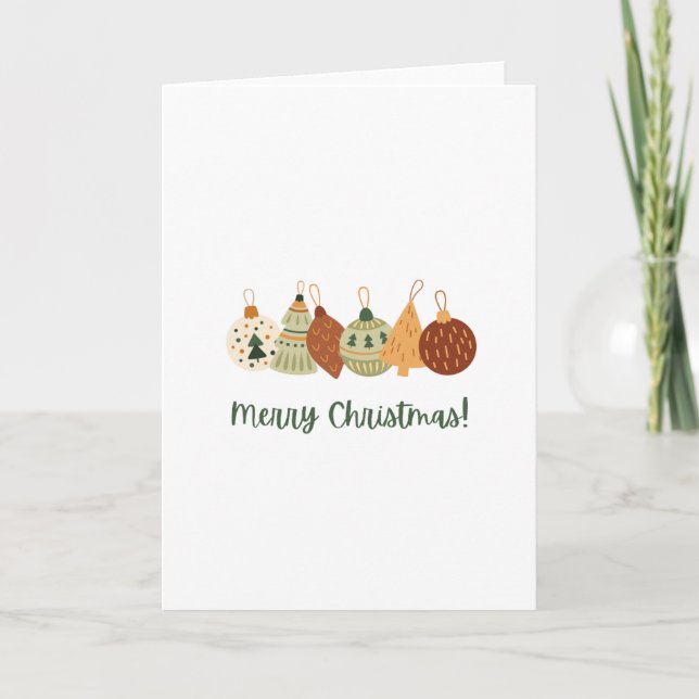 Christmas Card - Blank Inside - Add Custom Message (Front)