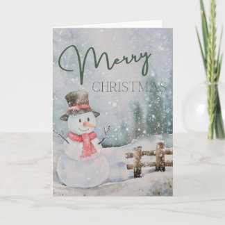 Christmas Card - Blank Inside - Add Custom Message
