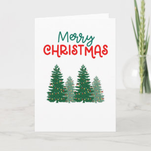 Christmas Card - Blank Inside - Add Custom Message