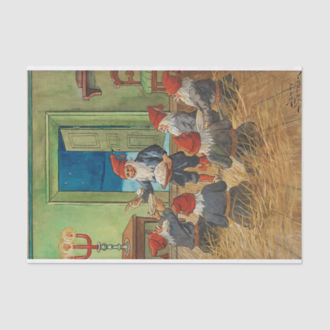 Christmas Card by Jenny Nystrom Tissue Paper (Front)