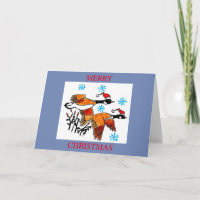 CHRISTMAS CARD - CANADIAN GEESE FLYING SOUTH