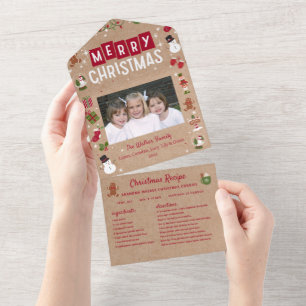 Christmas Card Collage Recipe Photo Christmas