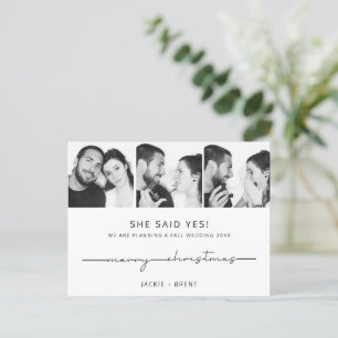 Christmas Card Engagement Announcement