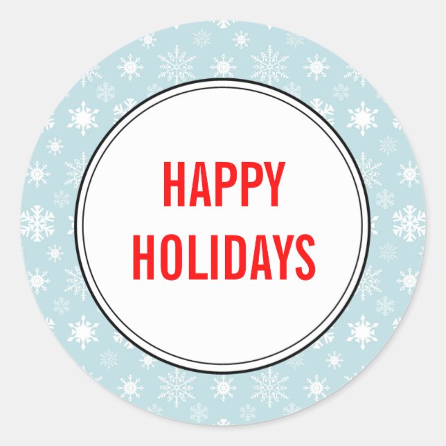 Christmas Card Envelope Seals (Front)