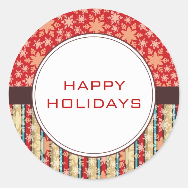 Christmas Card Envelope Seals (Front)