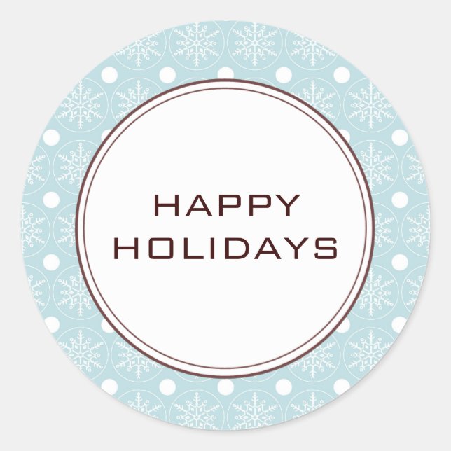 Christmas Card Envelope Seals (Front)