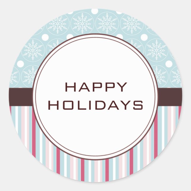 Christmas Card Envelope Seals (Front)