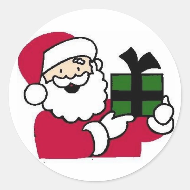 Christmas Card Envelope Stickers (Front)