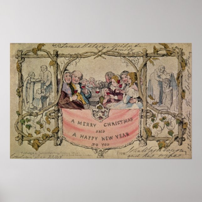 Christmas Card, example of the known Christmas Poster (Front)