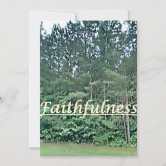 christmas card---faithfulness holiday card