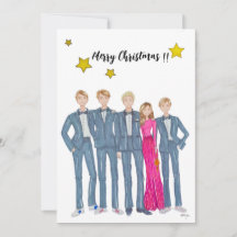 Christmas card family