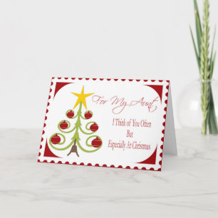 Christmas Card for Aunt