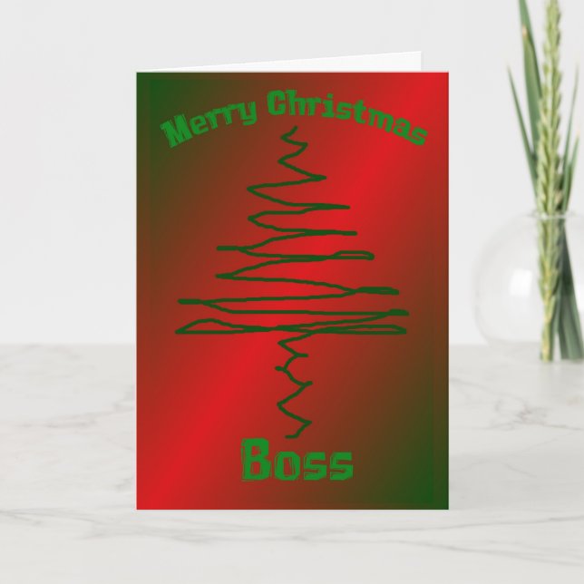 Christmas Card For Boss (Front)