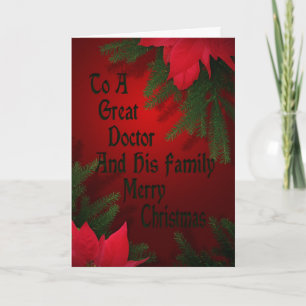 Christmas Card For Doctor