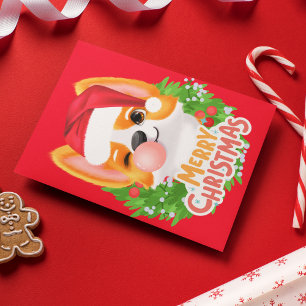 Christmas Card for Dog Lovers: Super Cute Corgi