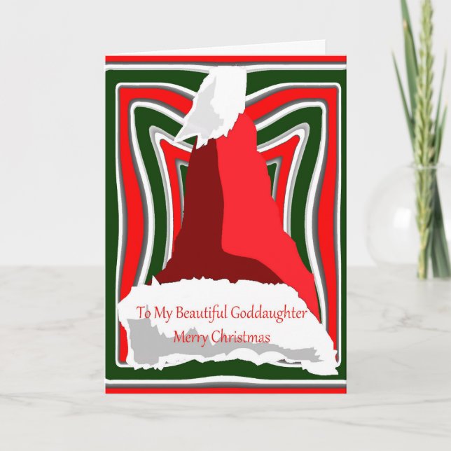 Christmas Card For Goddaughter (Front)