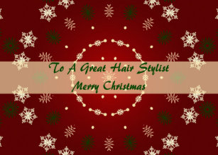 Hair Stylist Christmas Cards Zazzle Au