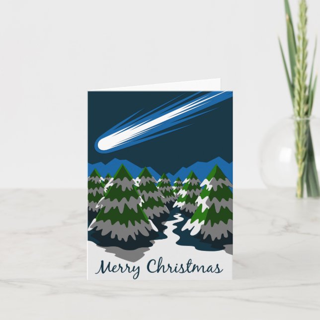 Christmas card for lovers of space and science (Front)
