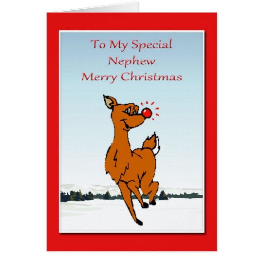 Christmas Card For Nephew | Zazzle.com.au