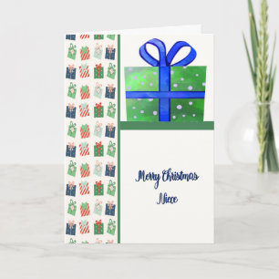 Christmas Card for Niece Present Design