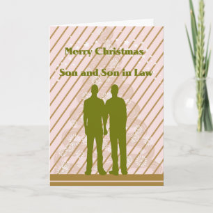 Christmas Card for Son and Son in Law