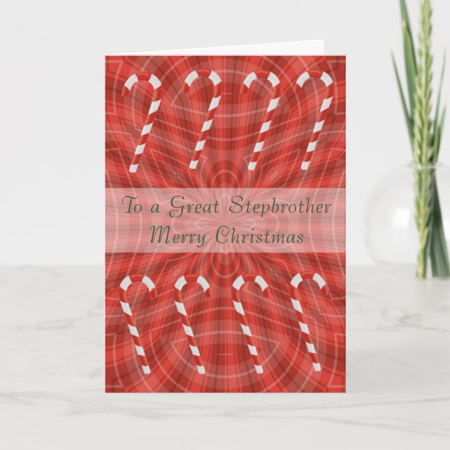 Christmas Card For Stepbrother (Front)