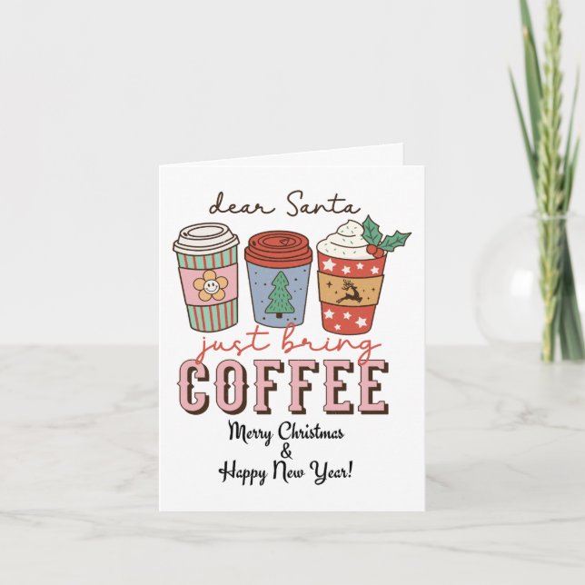 Christmas card for the coffee lovers (Front)