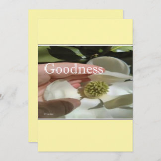 christmas card --Goodness