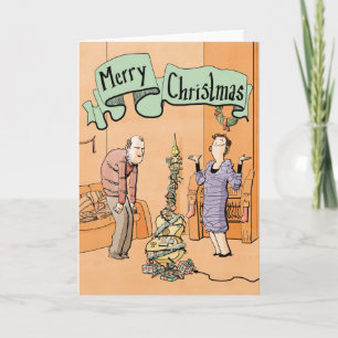 Christmas Card Guitar decoration