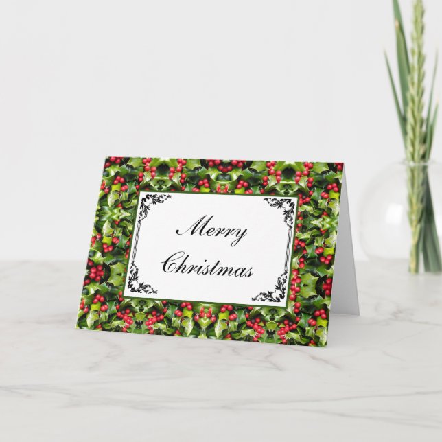 Christmas Card Holly Berries (Front)