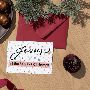 Christmas Card: Jesus at the heart of Christmas Card