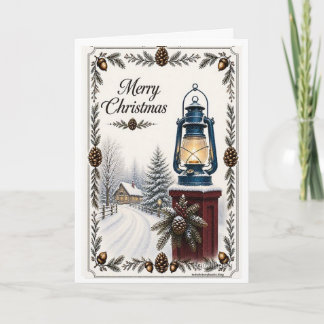 Christmas Card - Lantern