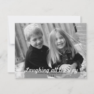 Christmas Card - Laughing all the way