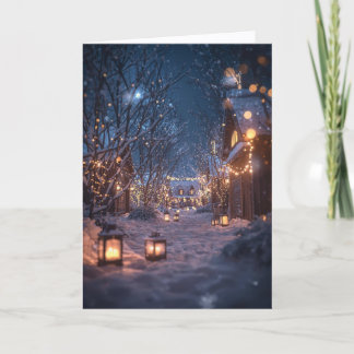 Christmas Card - Light, Bright and White