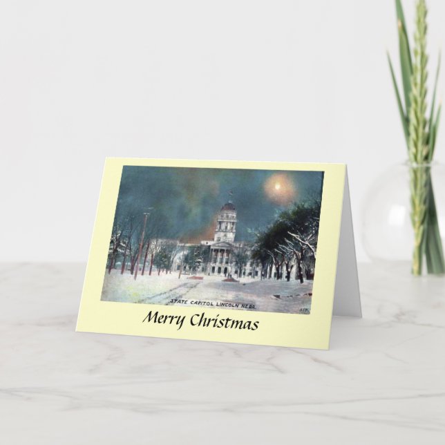 Christmas Card - Lincoln, Nebraska, USA (Front)