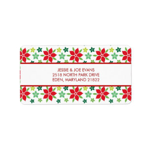 Christmas Card Mailing Address Labels