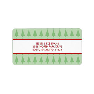 Christmas Card Mailing Address Labels